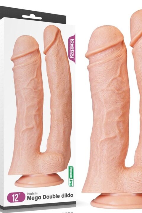 12'' Realistic Mega Double Dildo