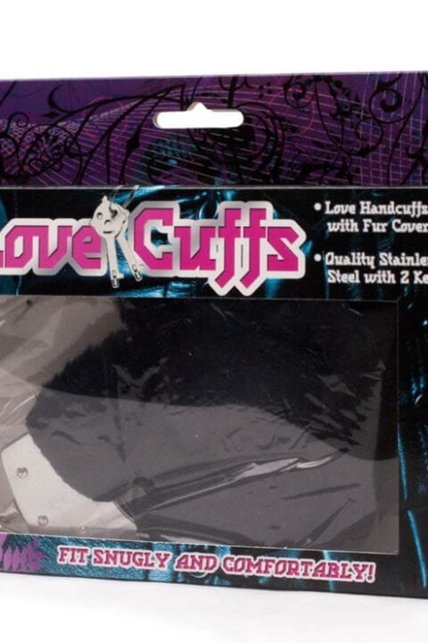 Love Cuffs Black Plush