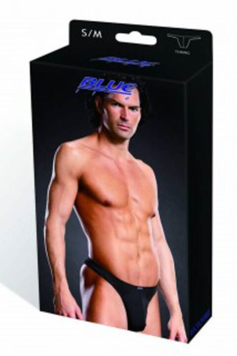BLUE LINE Performance Microfiber Thong blk S/M
