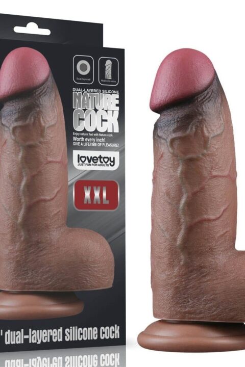 9.5'' Dual Layered Silicone Cock XXL
