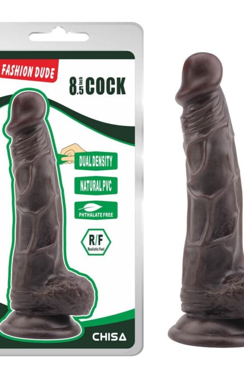 Fashion Dude 8.5 Inch Cock Brown