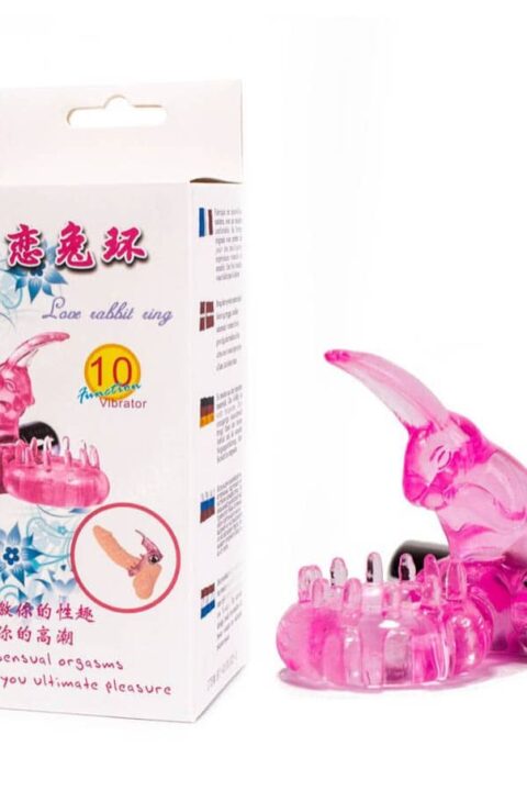 Cock Ring With Bullet Vibrator Pink 1