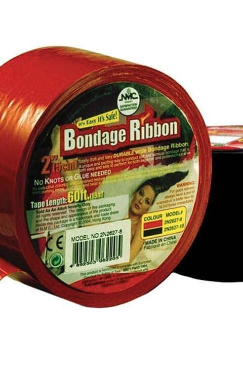 Bondage Ribbon 5cm/18mtr Black