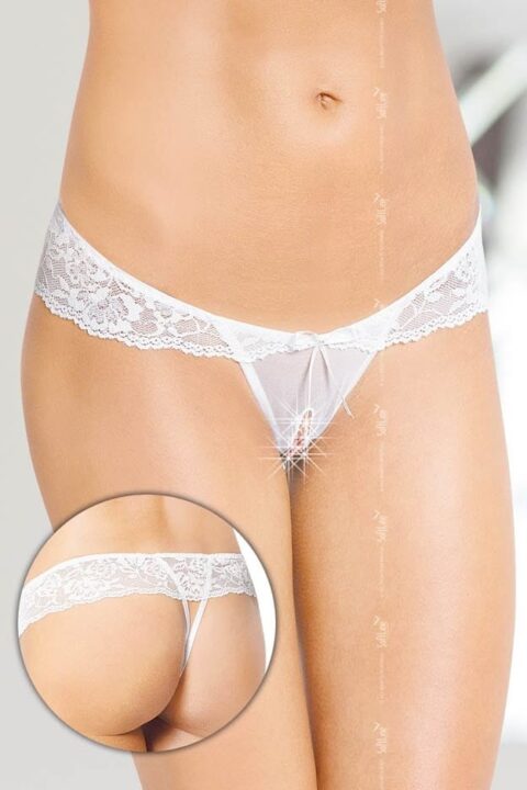 G-String 2443 - white {} S/M