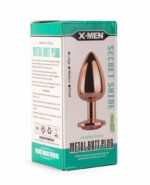 X-MEN Secret Shade Metal Butt Plug Rose L - Image 2