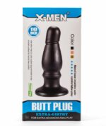 X-Men 10" Extra Girthy Butt Plug Black VII