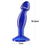 Flawless Clear Prostate Plug 6.5'' Blue - Image 7