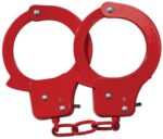 SEX EXTRA - METAL CUFFS RED - Image 2