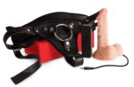 SEXXBIAN 6" VIBRATING DONG & HARNESS - Image 2