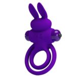 Pretty Love Vibrant Penis Ring 3 Purple - Image 2
