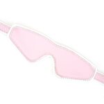 White & Pink Fairy Goat Leather Blindfold - Image 3