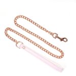 White & Pink Fairy Goat Leather Collar - Image 3