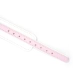 White & Pink Fairy Goat Leather Collar - Image 5