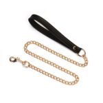 Black Organosilicon Collar with Leash - Image 3