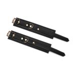 Black Organosilicon Wrist Cuffs - Image 3