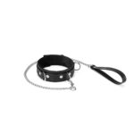 Black Bond Collar with Leash - Image 3