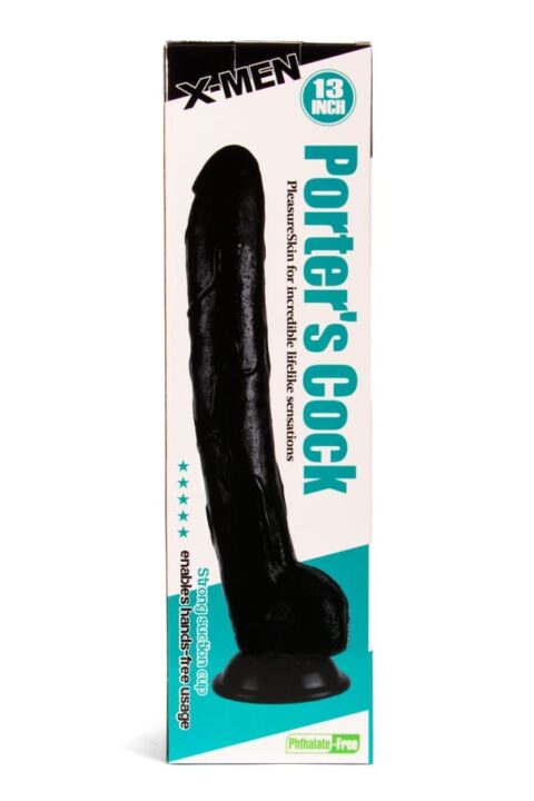 X-MEN Porter's 13 inch Cock Black