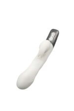 TITANZ 8.5" SILICONE RECHARGEABLE VIBRATOR IN IVORY WHITE - Image 3