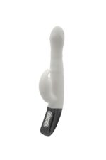 TITANZ 8.5" SILICONE RECHARGEABLE VIBRATOR IN IVORY WHITE - Image 4