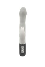TITANZ 8.5" SILICONE RECHARGEABLE VIBRATOR IN IVORY WHITE - Image 5