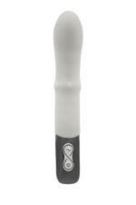 TITANZ 7" SILICONE RECHARGEABLE VIBRATOR IN IVORY WHITE - Image 5