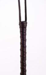 Calf Leather Handle Saddle Leather Tails Black - Image 2