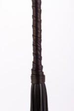Calf Leather Handle Saddle Leather Tails Black - Image 3