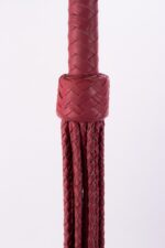 Kid Handle Kid Leather Braided Tails Pink - Image 3