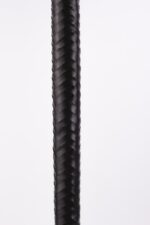 28" Kid Leather 9 Tails Flogger Black - Image 3