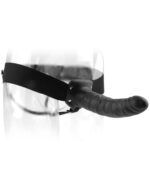8" Hollow Strap-On  Black - Image 3