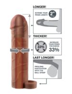 Perfect 2" Extension with Ball Strap  Brown - Image 3