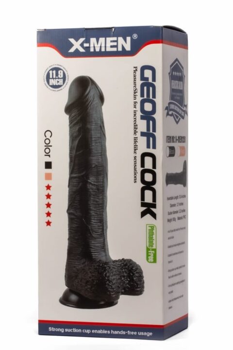 X-MEN Geoff 11.9" Cock Black