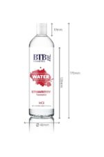 BTB WATER BASED FLAVORED STRAWBERRY LUBRICANT 250ML - Image 3