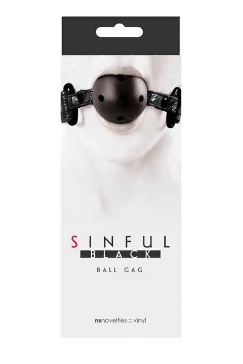 Sinful Ball Gag Black
