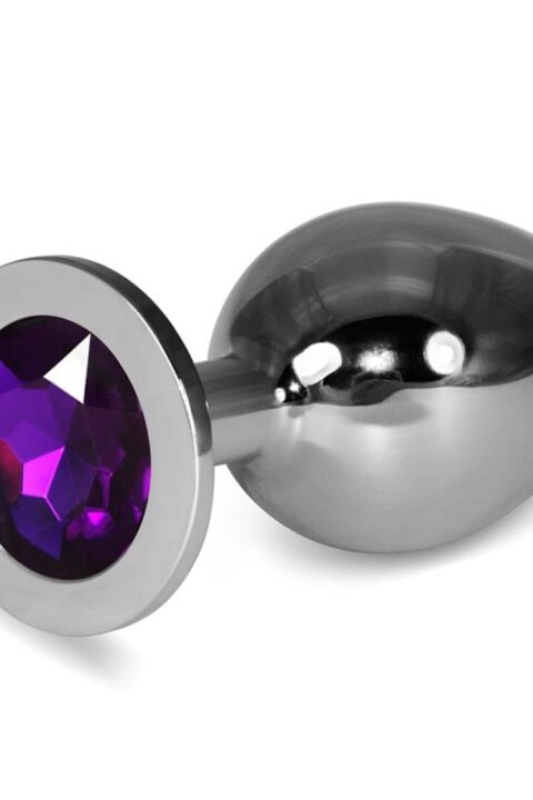 Rosebud Classic Metal Plug L Purple