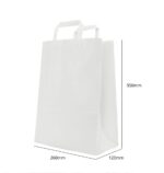 Paper Bag (White) - 260x350x120 mm