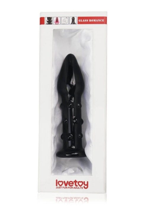 5.5" Glass Romance Black