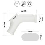 Vibrating Silk Knights Ring with Scrotum Sleeve (White) I - Image 7