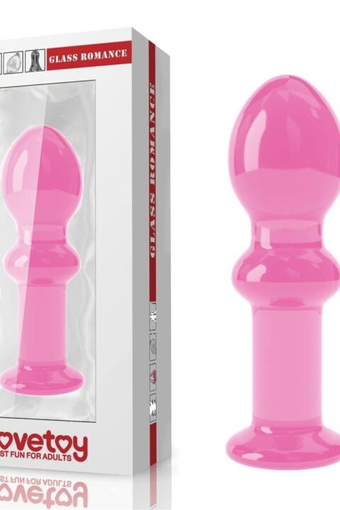 4.5" Glass Romance Pink