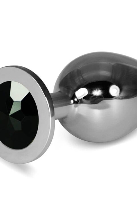 Rosebud Classic Metal Plug L Black