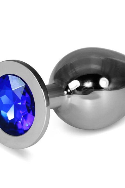 Rosebud Classic Metal Plug L Dark Blue