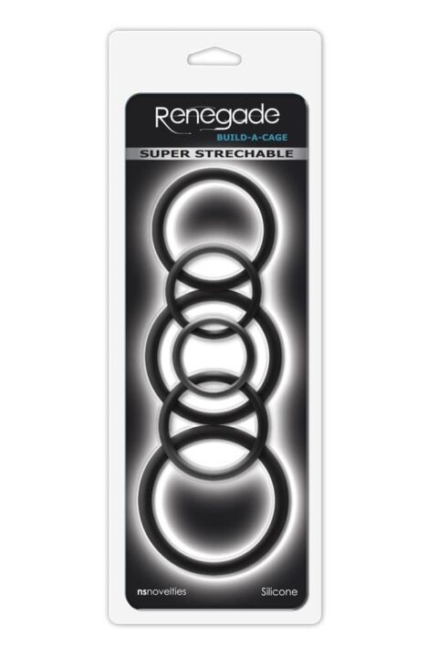 Renegade - Build-A-Cage Rings - Black