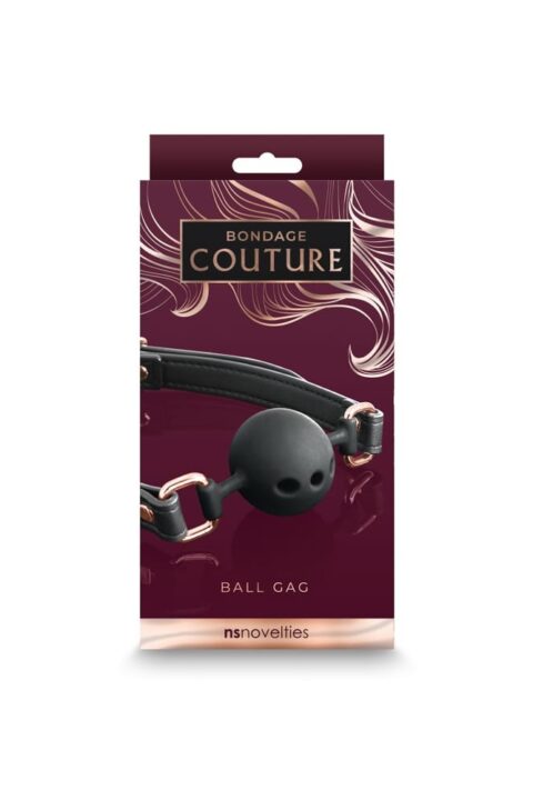 Bondage Couture - Ball Gag  - Black