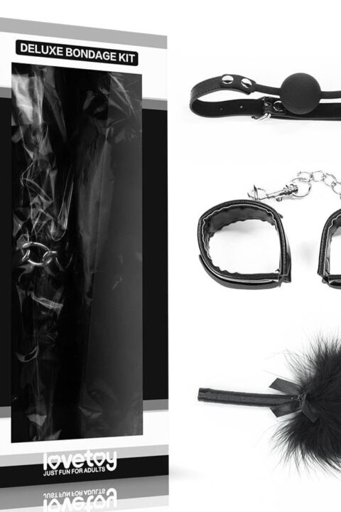 Deluxe Bondage Kit Black III