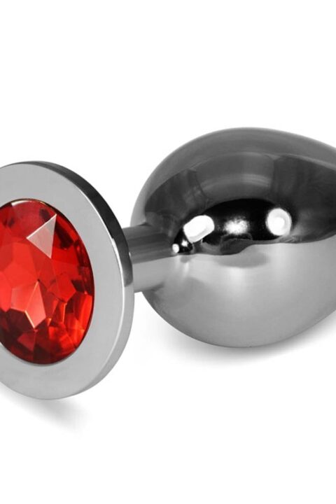 Rosebud Classic Metal Plug L Red