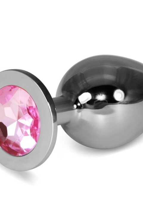 Rosebud Classic Metal Plug L Pink
