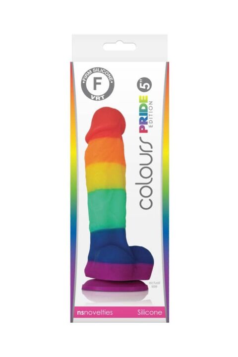 Colours Pride Edition 5 inch Dildo Rainbow