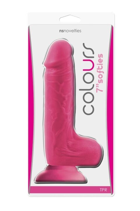 Colours Softies 7 inch Dildo Pink
