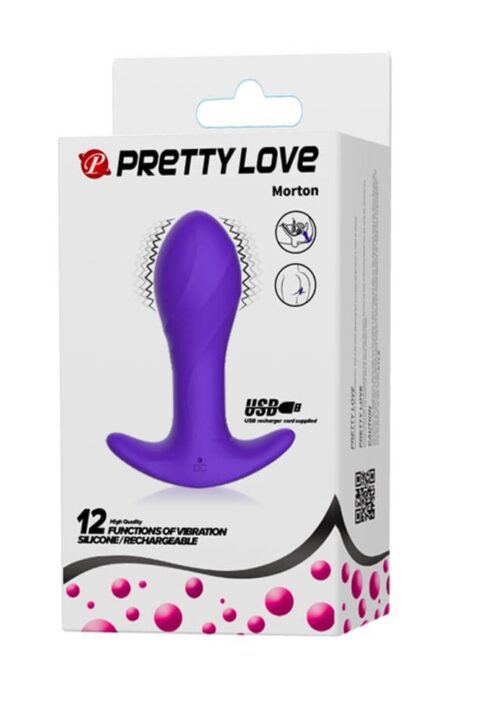 Pretty Love Anal Plug Massager Purple
