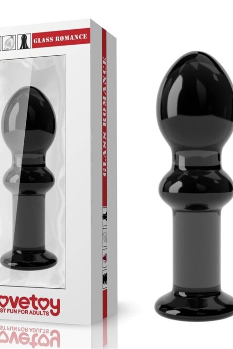 4.5" Glass Romance Black